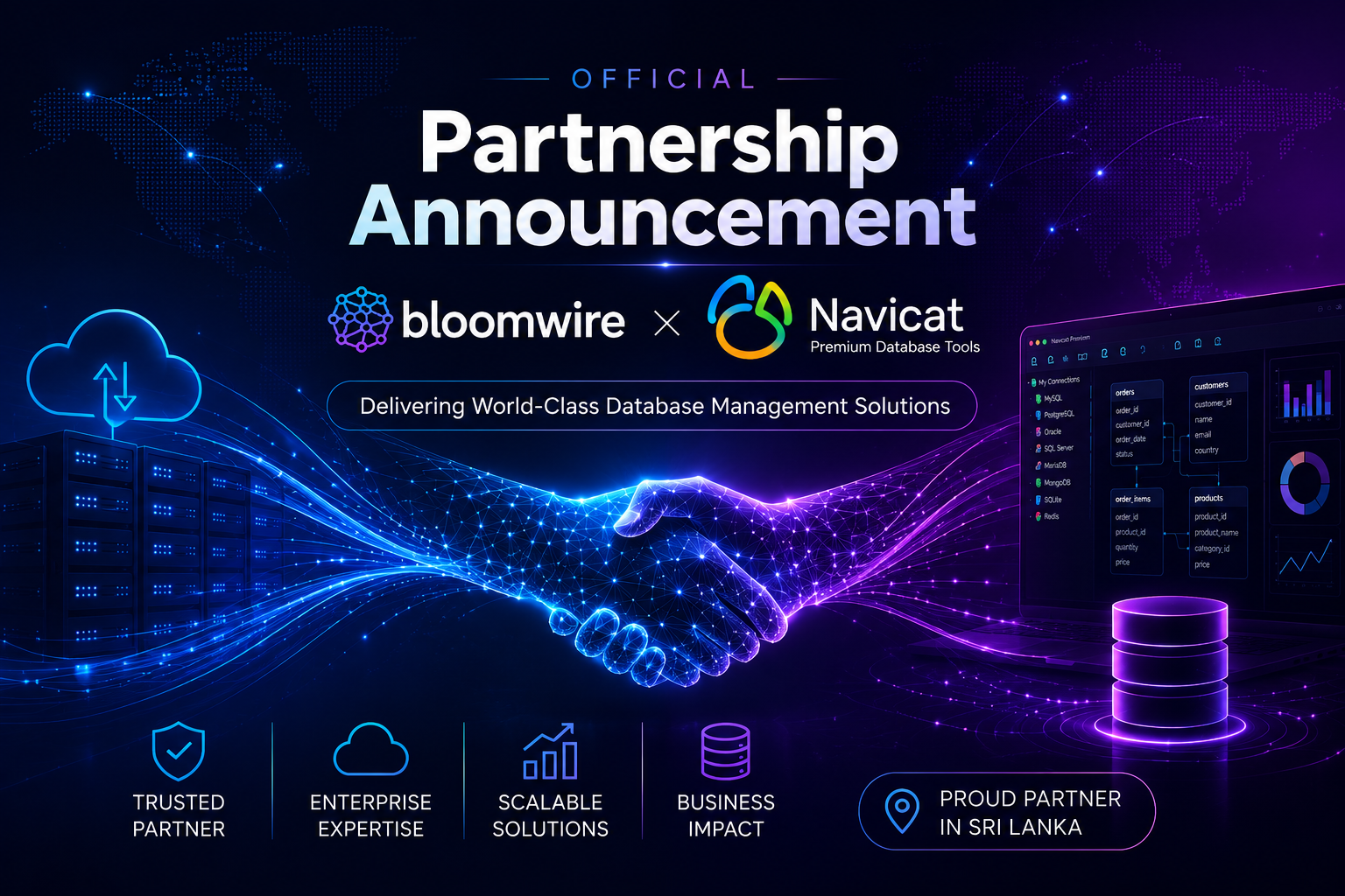 Partnership announcement: Navicat